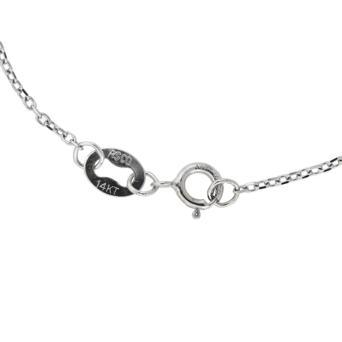 Edwardian Platinum/14kt Chrysoberyl + Diamond Pendant Necklace