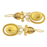 Victorian 15kt Gold Dangling Earrings