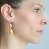 Victorian 15kt Gold Dangling Earrings