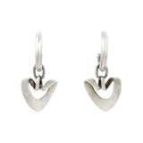 GEORG JENSEN Sterling Hoops + Hearts Earrings