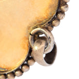 Victorian French Sterling, Paste, Pearl + Enamel Locket/Pendant