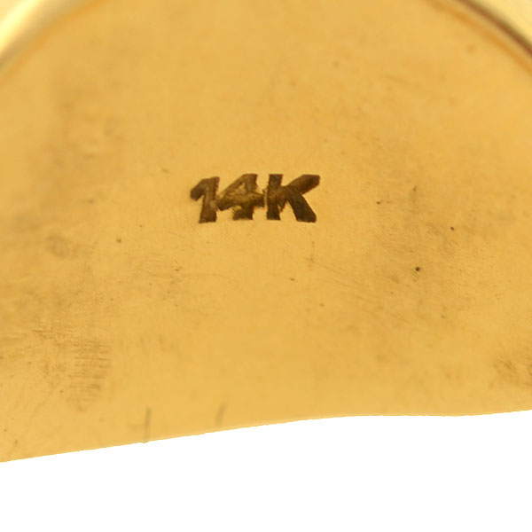 Art Deco 14kt Gold Diamond Horse Head + Horseshoe Ring