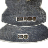Estate English Sterling Knight + Pawn Chess Cufflinks