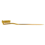 Victorian 18kt French Sapphire & Diamond Horseshoe Stick Pin