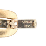 IVANKA Estate 14kt + Diamond Link Bracelet 38.9g