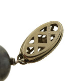 Vintage Gold-Filled Polished Labradorite Link Necklace