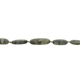 Vintage Gold-Filled Polished Labradorite Link Necklace