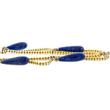 Victorian 18k Lapis Festoon Necklace
