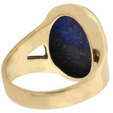 Vintage 14kt Lapis Lazuli Cabochon Ring