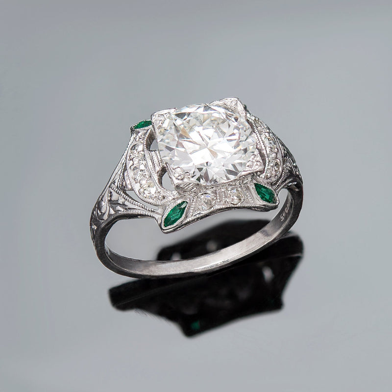 Kirti Sales 15.00 Ratti 14.00 Carat Natural Emerald Ring (Natural  Panna/Panna stone Silver Plated) Original AAA Quality Gemstone Adjustable  Ring Astrological Purpose For Men Women By Lab Certified : Amazon.in:  Fashion