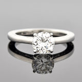 Estate Platinum Diamond Solitaire Engagement Ring 1.13ct