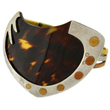 LEDESMA Vintage Mexican Sterling Tortoise Shell Bracelet