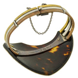 LEDESMA Vintage Mexican Sterling Tortoise Shell Bracelet