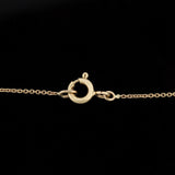 Victorian Conversion 14kt + Moonstone Crescent Necklace