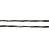 Victorian .800 Silver Tassel + Toggle Bar Chain Necklace 18.75"