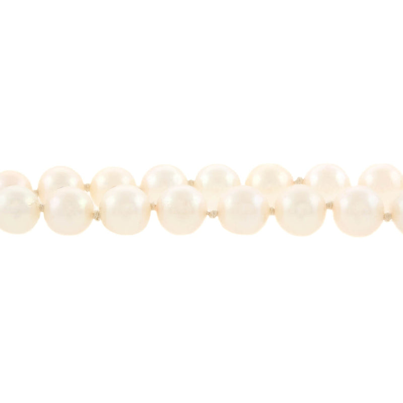 Vintage Cultured Pearl Necklace & 14k Clasp