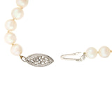 Vintage Cultured Pearl Necklace & 14k Clasp
