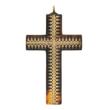 Victorian 9kt Piqué Cross Pendant