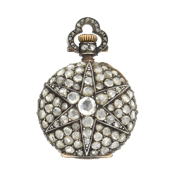 Diamond encrusted pocket watch Clearance