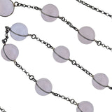 Art Deco Sterling Lavender "Pools of Light" Necklace