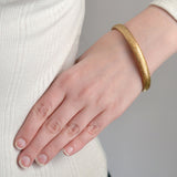 Art Nouveau 14kt Applied Wirework Bangle Bracelet