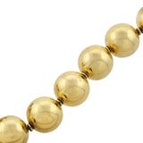 Vintage Large 14kt Yellow Gold Ball Bracelet 23.4dwt