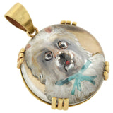 Victorian 14kt West Highland "Westie" Terrier Dog Essex Pendant