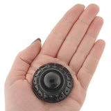 Victorian Large Hand-Carved Jet Pin