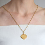 Victorian 14kt Yellow Gold Ruby & Diamond Locket