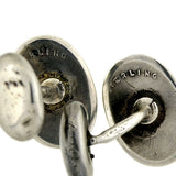 Late Victorian Sterling Horseshoe & Horse Bit Motif Cufflinks