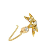 Victorian Petite 14kt Diamond Star Earrings