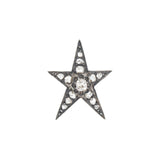 Victorian 18kt/Sterling Diamond Star 0.95ctw