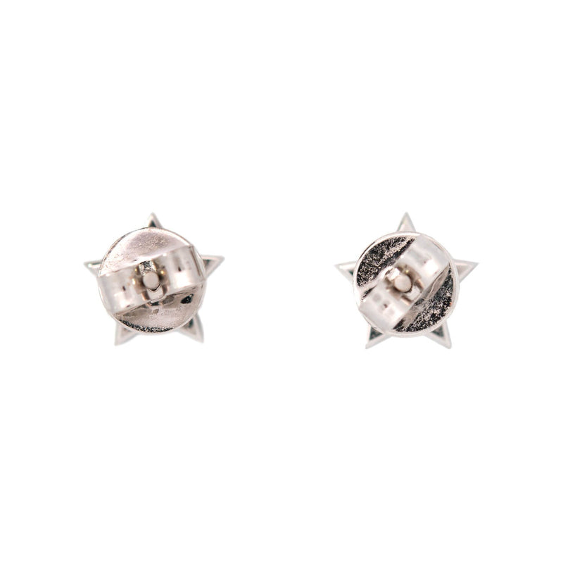 Estate 18k Kite Cut Diamond Star Earrings 0.75ctw