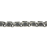 ERIKSON & KROMANN Vintage Modernist Danish Silver Cup Link Bracelet