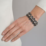 ERIKSON & KROMANN Vintage Modernist Danish Silver Cup Link Bracelet