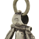 Victorian Sterling Silver "Swinging Bell" Fob