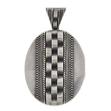 Victorian Sterling Tire Track Wirework Locket