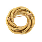 TIFFANY & CO. Retro 14kt Yellow Gold Love Knot Pin
