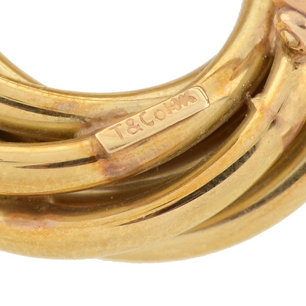 TIFFANY & CO. Retro 14kt Yellow Gold Love Knot Pin