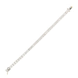 Art Deco Platinum + Diamond Line Bracelet 3.5ctw