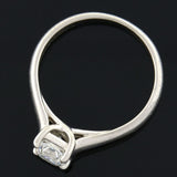TIFFANY & CO. Estate Platinum "Lucida ®" Diamond Solitaire Ring 0.73ct