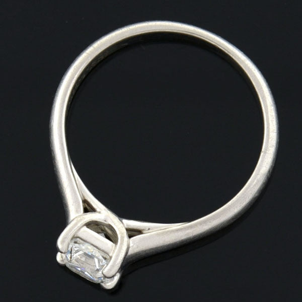TIFFANY & CO. Estate Platinum "Lucida ®" Diamond Solitaire Ring 0.73ct