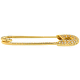 TIFFANY & CO. Large Estate 18kt Pavé Diamond Safety Pin