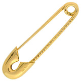 TIFFANY & CO. Large Estate 18kt Pavé Diamond Safety Pin