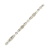 Art Deco 14kt/Platinum + Diamond Bracelet 0.90ctw