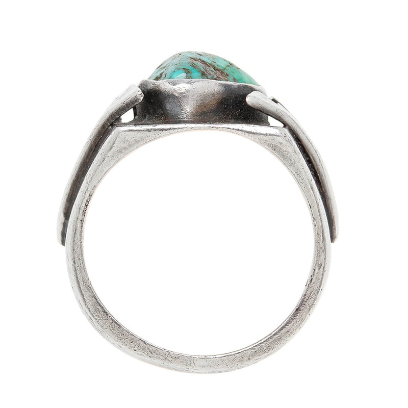 Vintage Pawn Silver & Turquoise Ring