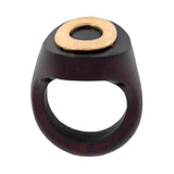 Van Cleef & Arples Vintage 18k Wood Signet Ring
