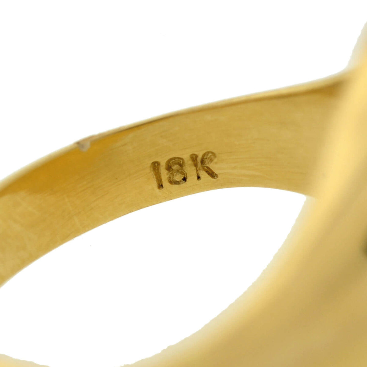 Victorian 18k Hand Coral Skull Ring