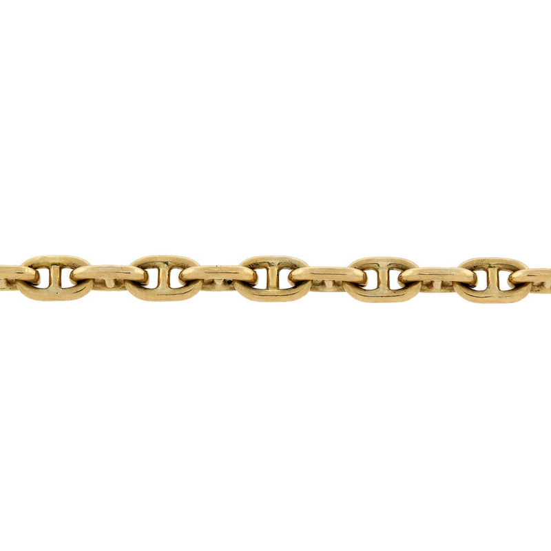 Vintage 9kt "Anchor Link" 30" Chain Necklace 56.9 grams