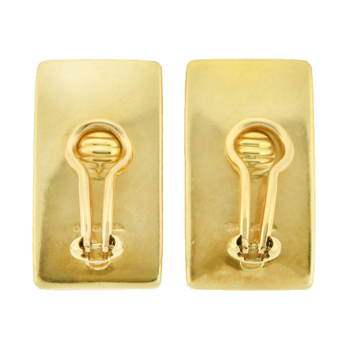 TIFFANY & Co. Vintage 18kt "Lucky 7" Domino Clip Earrings